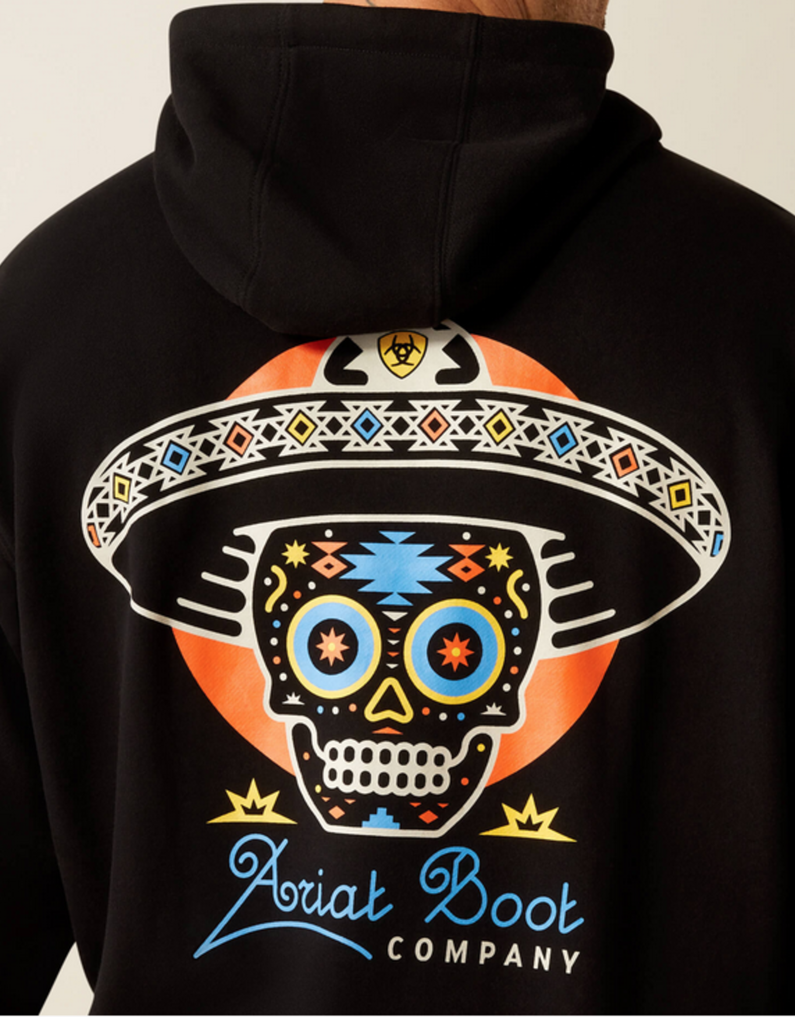 ARIAT HODDIE MNS ARIAT BLK SUGAR SKULL