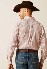 ARIAT SHIRT MNS ARIAT LS BLU/RED GEO PRINT
