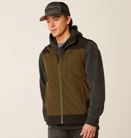 ARIAT VEST MENS ARIAT STRETCHSHELL GREEN/BLACK