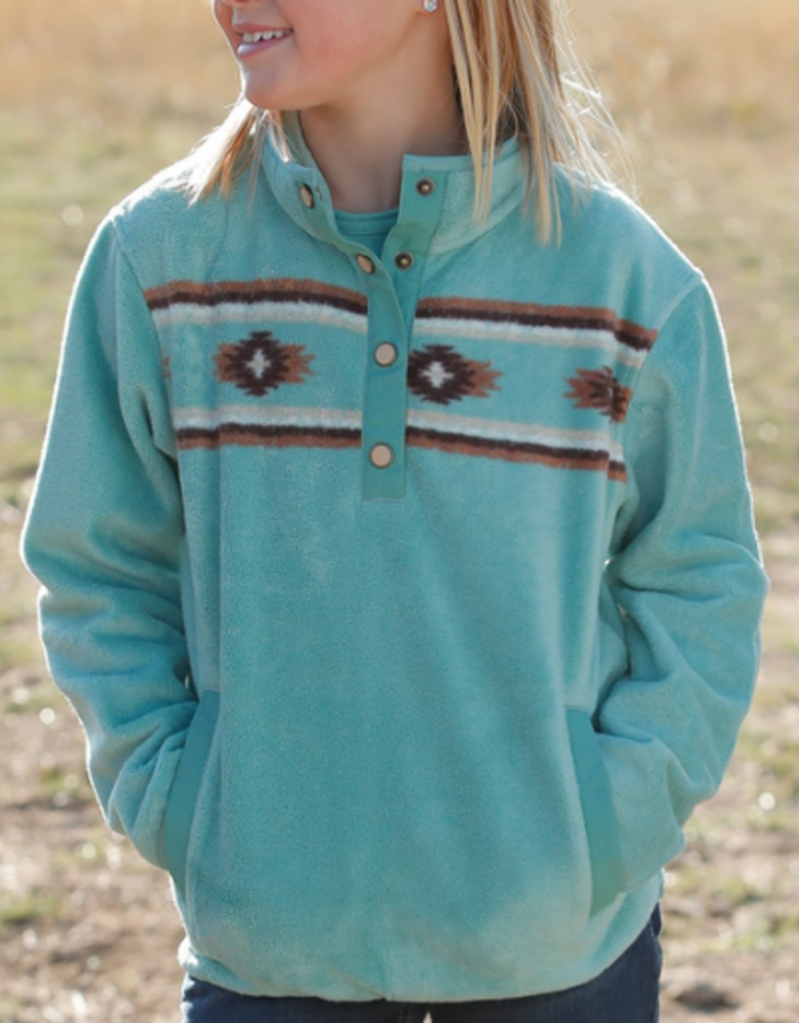 JACKET GIRLS CRUEL GIRL TURQ AZTEC