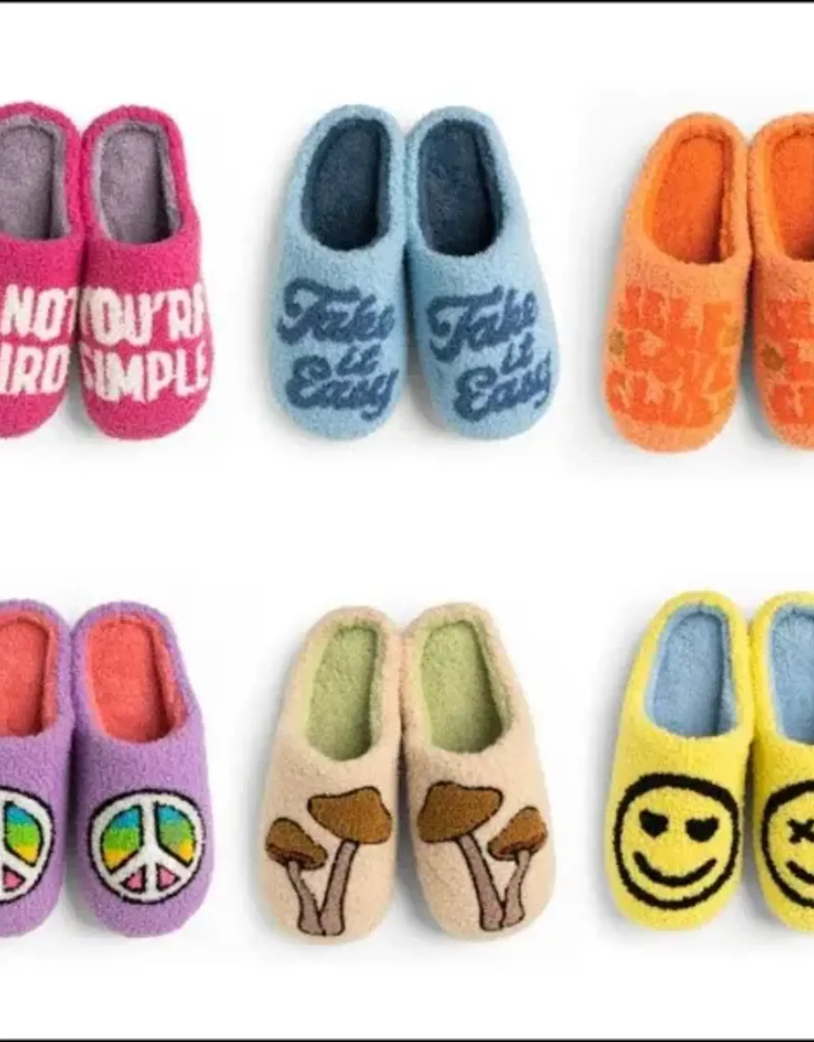 TWO LEFT FEET SLIPPERS LOUNGE OUT LOUD