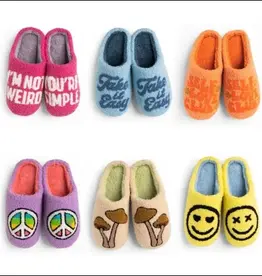 TWO LEFT FEET SLIPPERS LOUNGE OUT LOUD