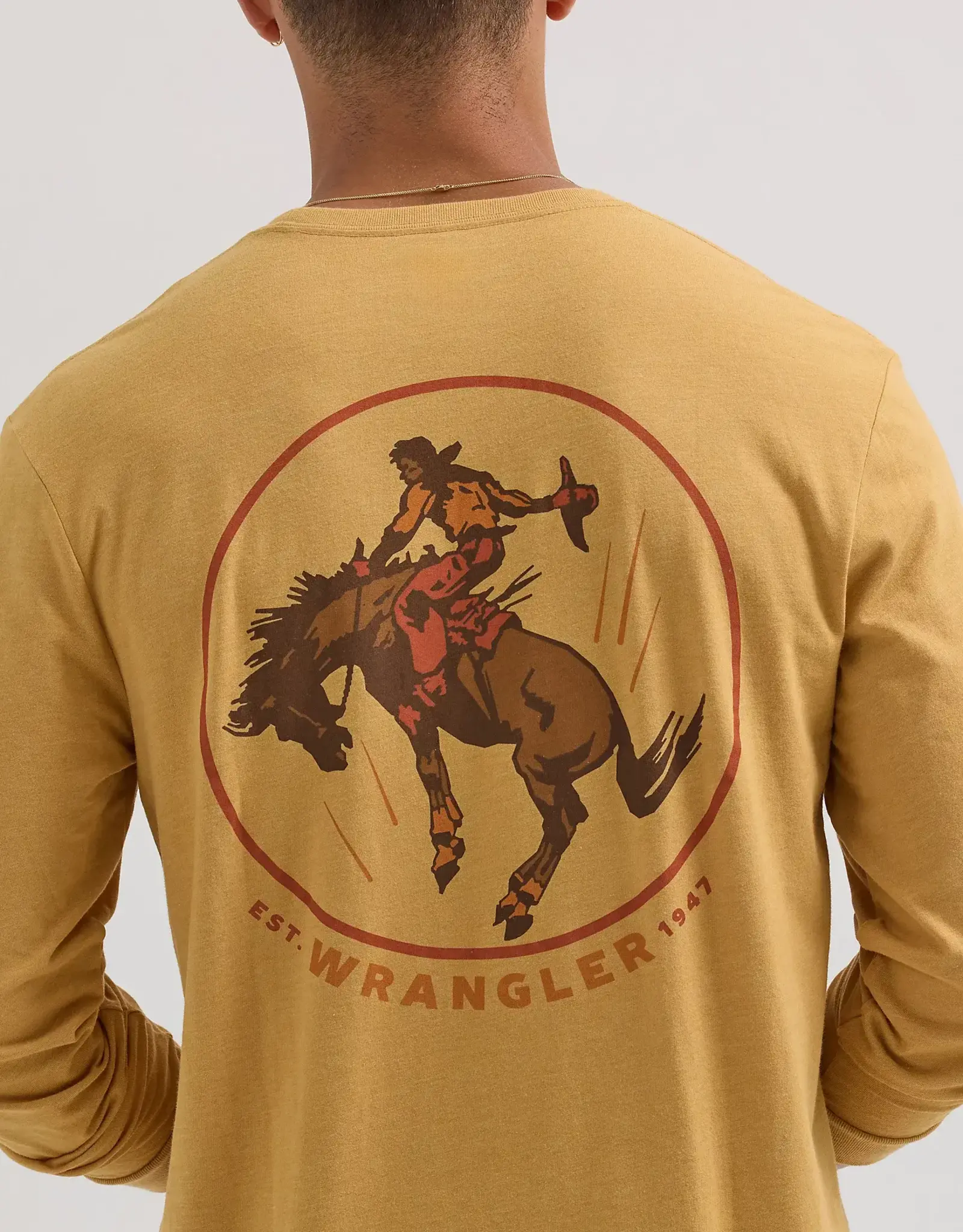 SHIRT MNS TEE L/S BRONC RIDER