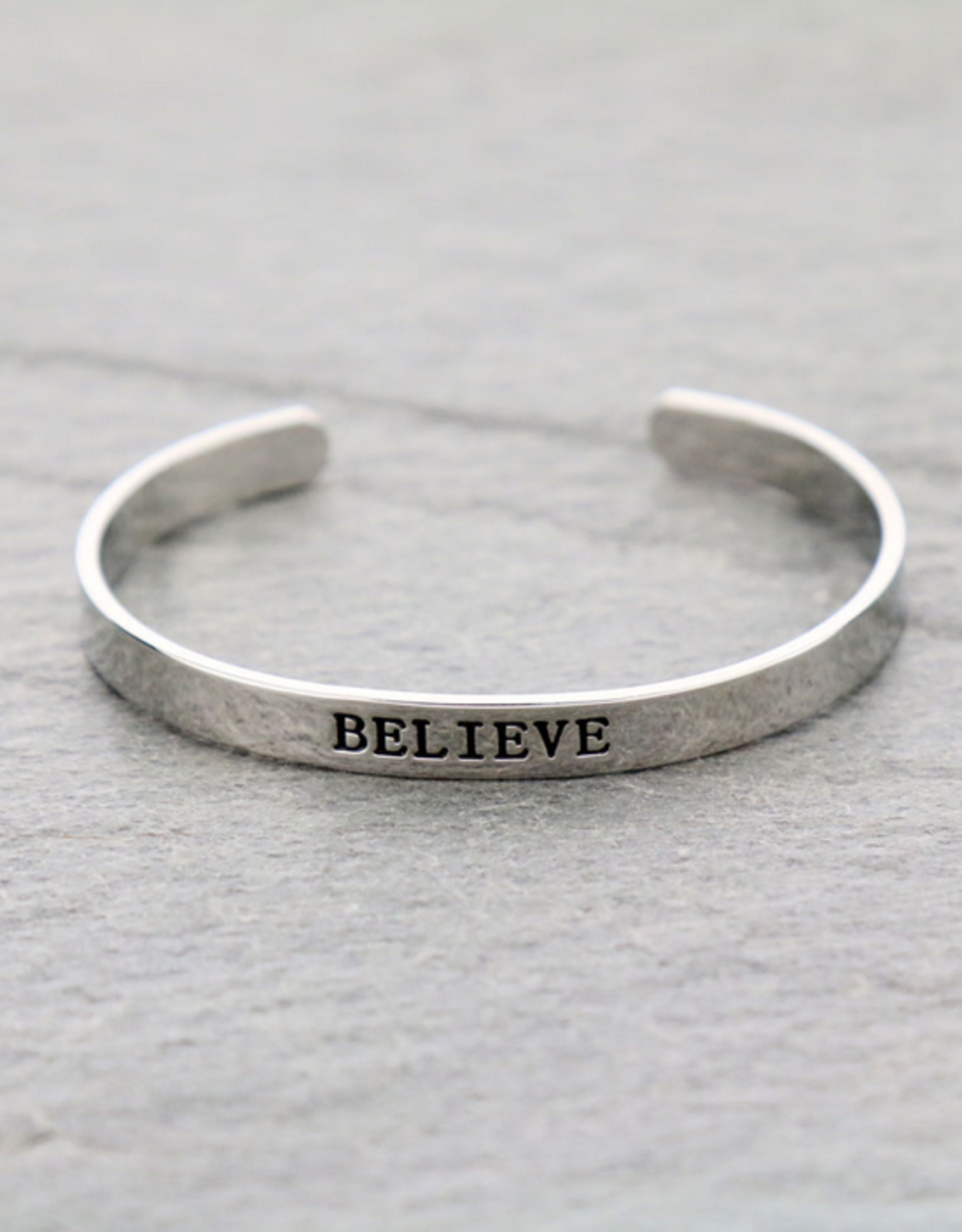 BRACELET CUFF SILVER ENGRAVED