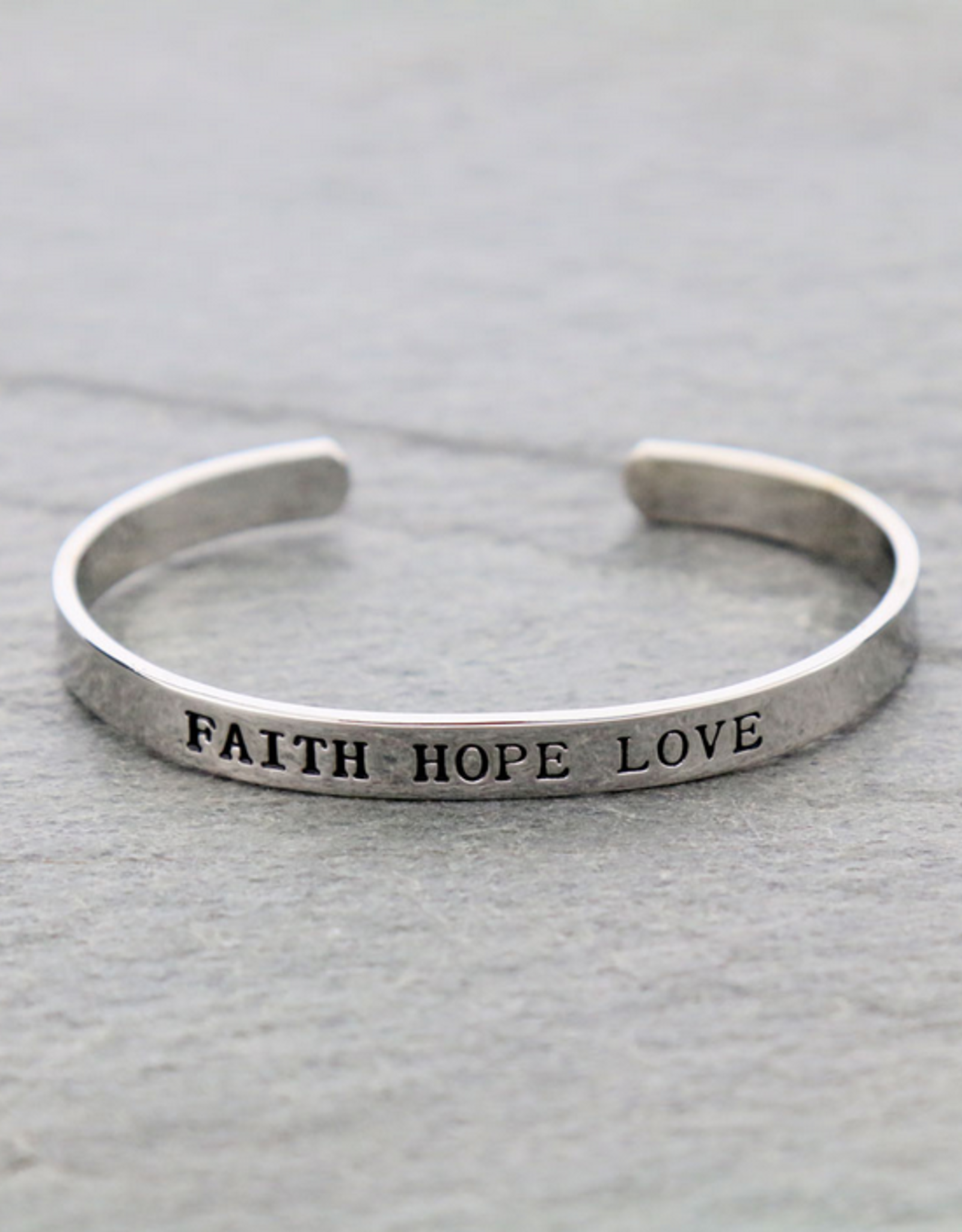 BRACELET CUFF SILVER ENGRAVED