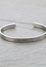 BRACELET CUFF SILVER ENGRAVED
