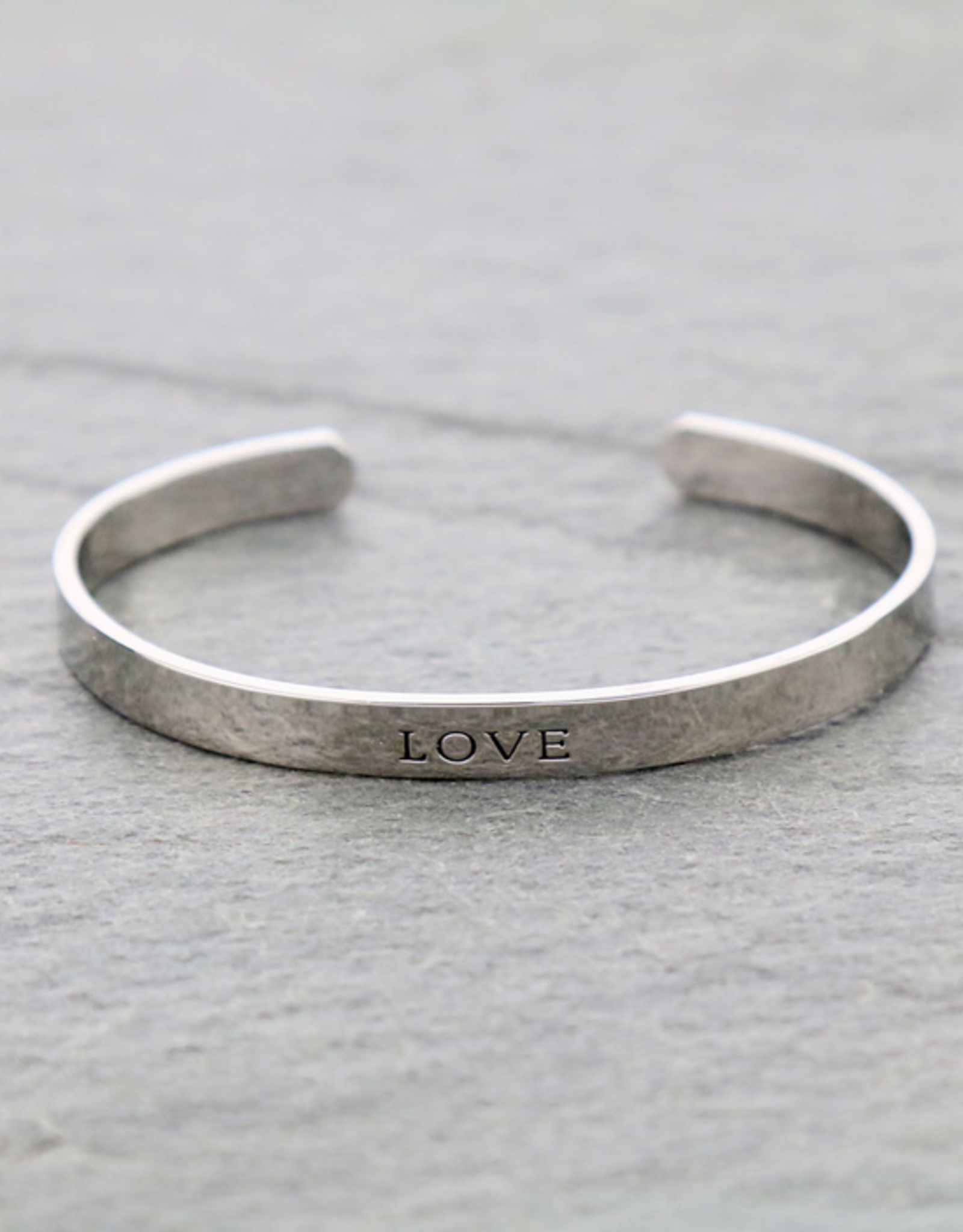 BRACELET CUFF SILVER ENGRAVED