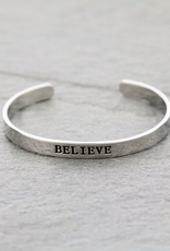 BRACELET CUFF SILVER ENGRAVED