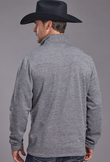 STETSON SWEATER MNS STETSON HONEYCOMB BONDED GRY