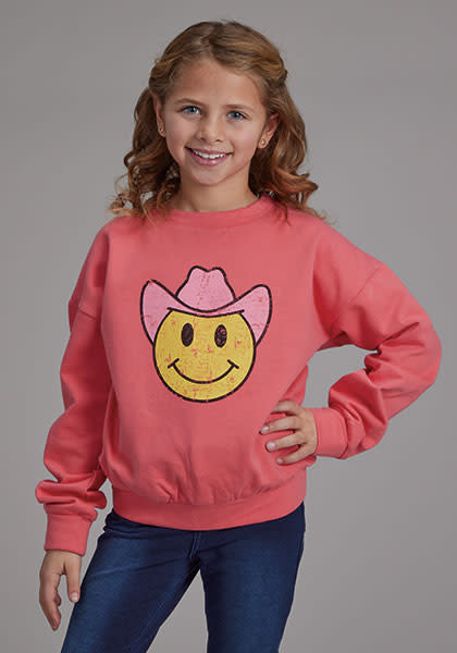 Pink sweater with smiley faces hotsell