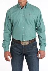 CINCH SHIRT MNS L/S GEO PRINT GREEN