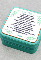 JEWELRY BOX TRAVEL SQUARE LEATHER