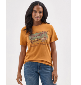 T-SHIRT WMS WRANGLER BURNT ORANGE "DESERT SPIRIT"