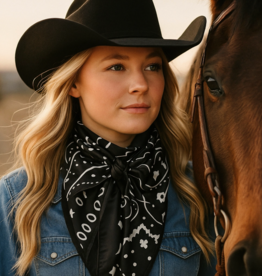 RODEO DRIVE WILD RAG SILK BANDANNA PRINT