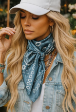 RODEO DRIVE WILD RAG SILK BANDANNA PRINT