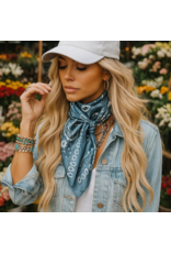 RODEO DRIVE WILD RAG SILK BANDANNA PRINT