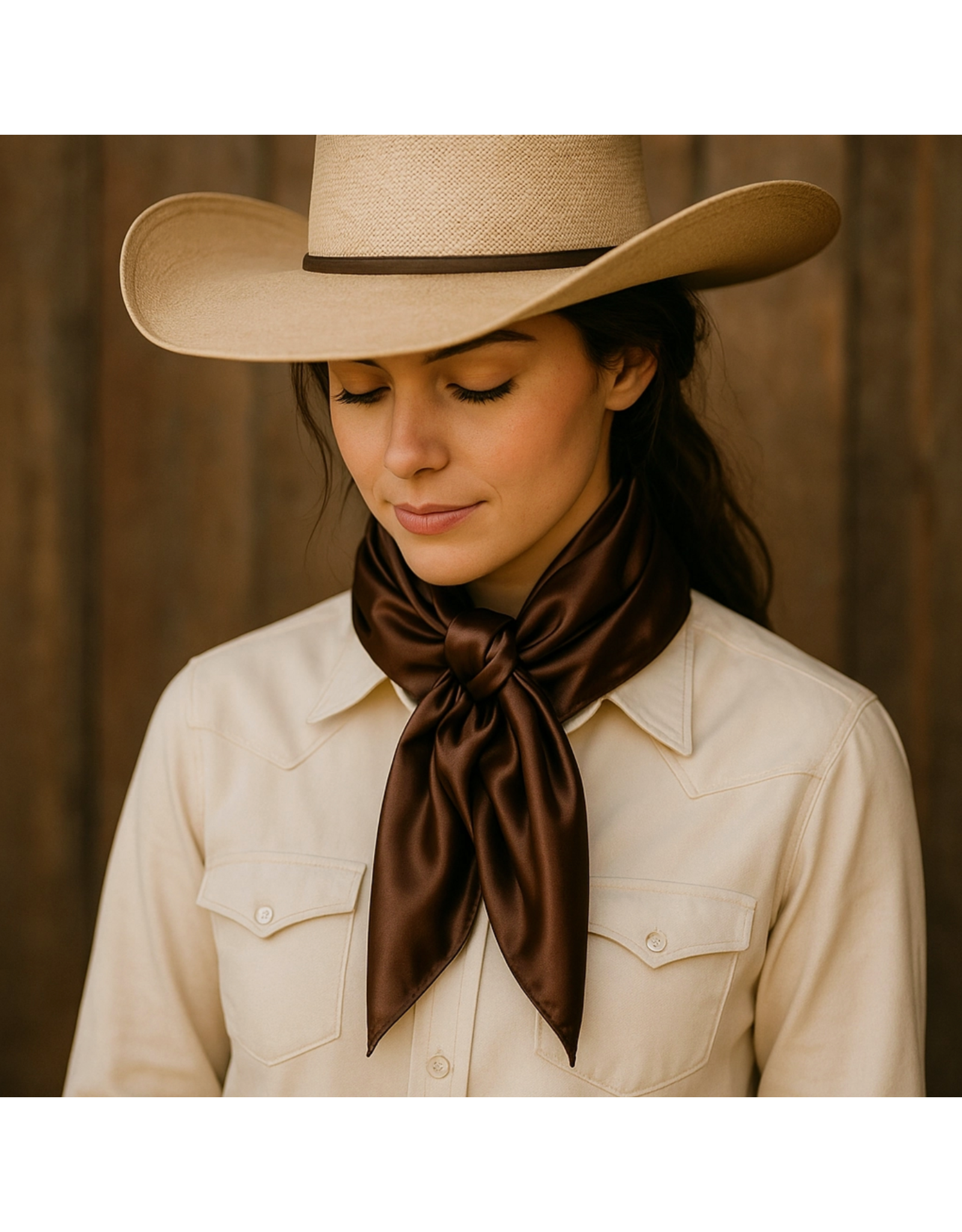 RODEO DRIVE WILD RAG SILK SOLID COLORS