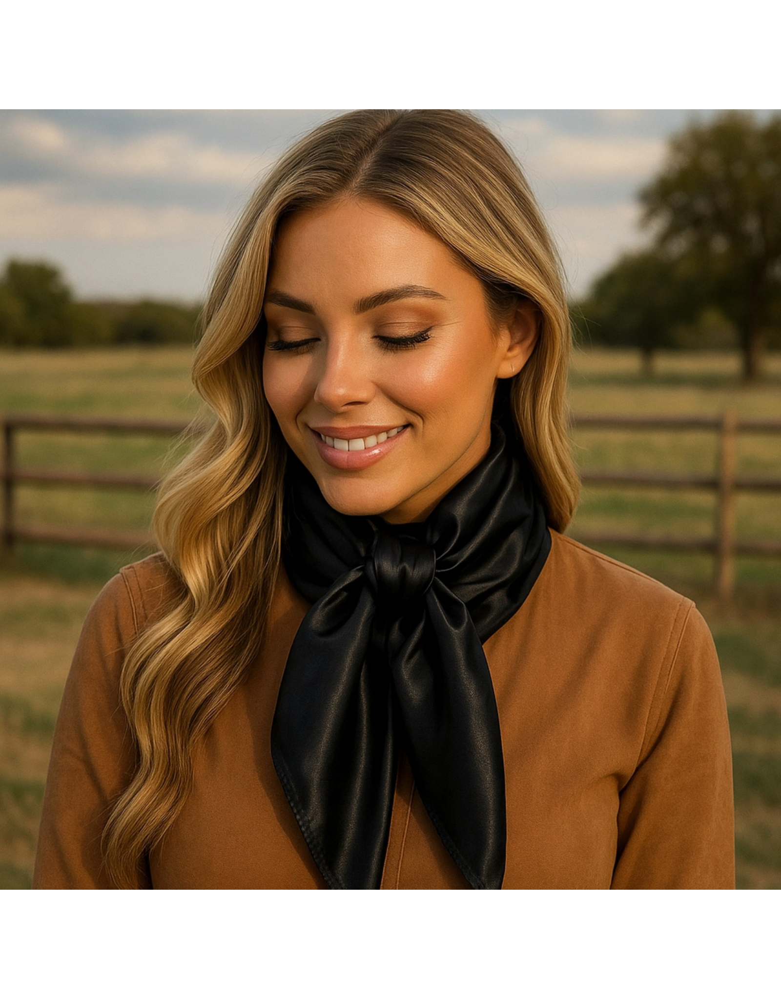 RODEO DRIVE WILD RAG SILK SOLID COLORS