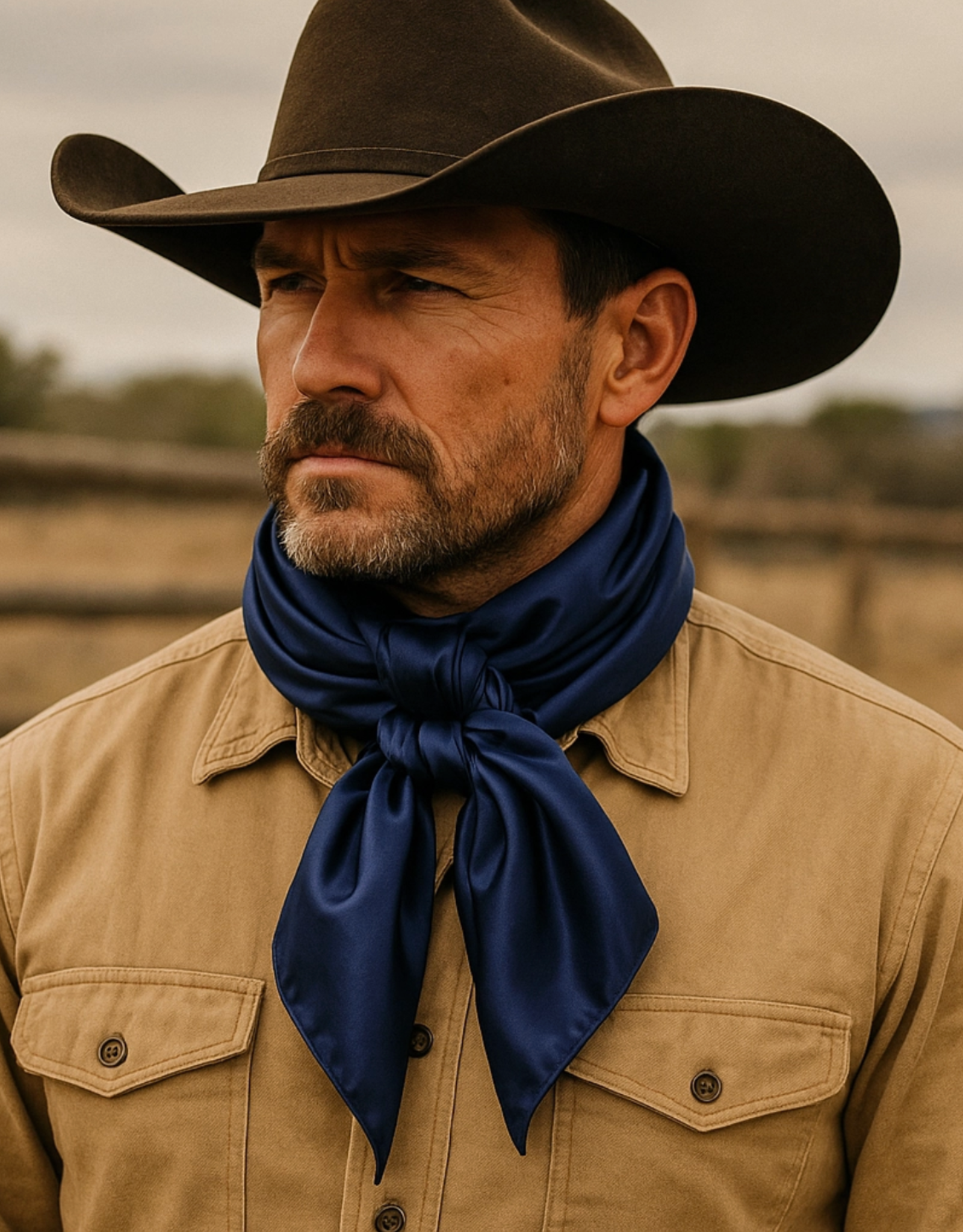 RODEO DRIVE WILD RAG SILK SOLID COLORS