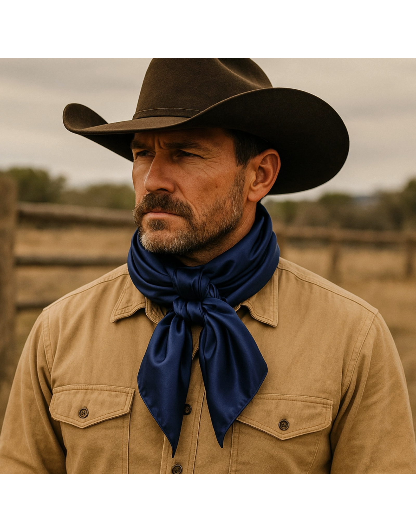 RODEO DRIVE WILD RAG SILK SOLID COLORS