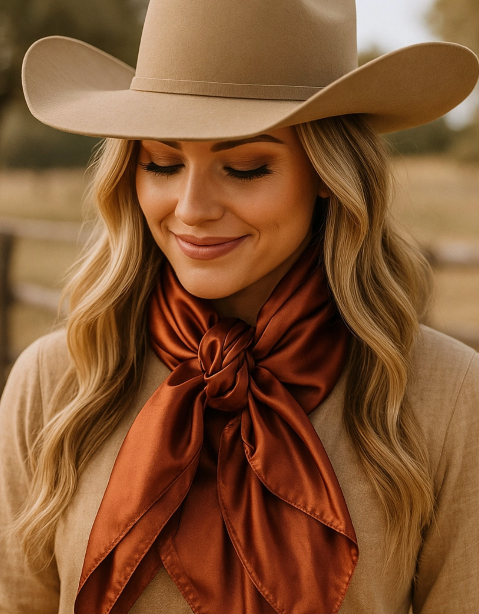 RODEO DRIVE WILD RAG SILK SOLID COLORS