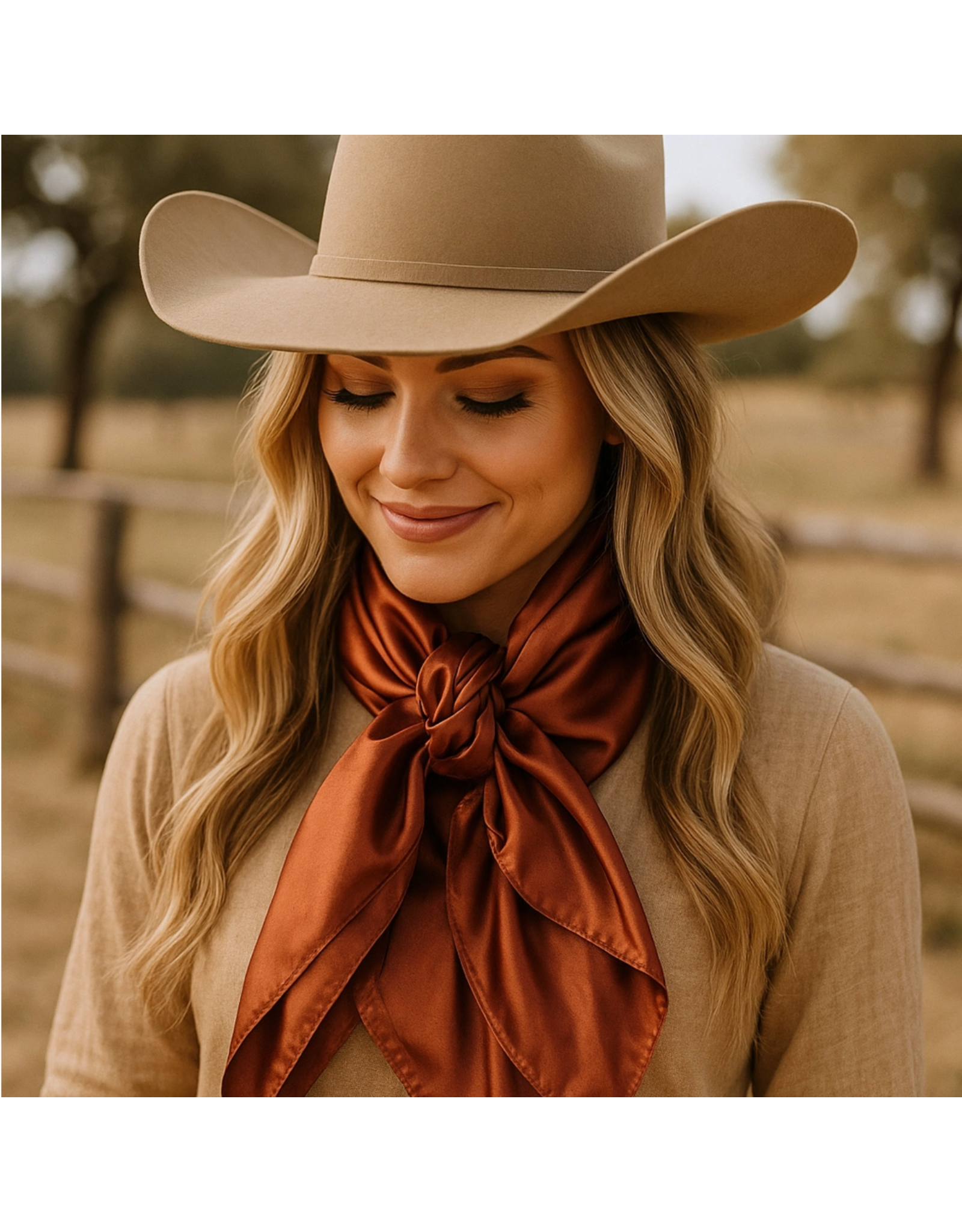 RODEO DRIVE WILD RAG SILK SOLID COLORS