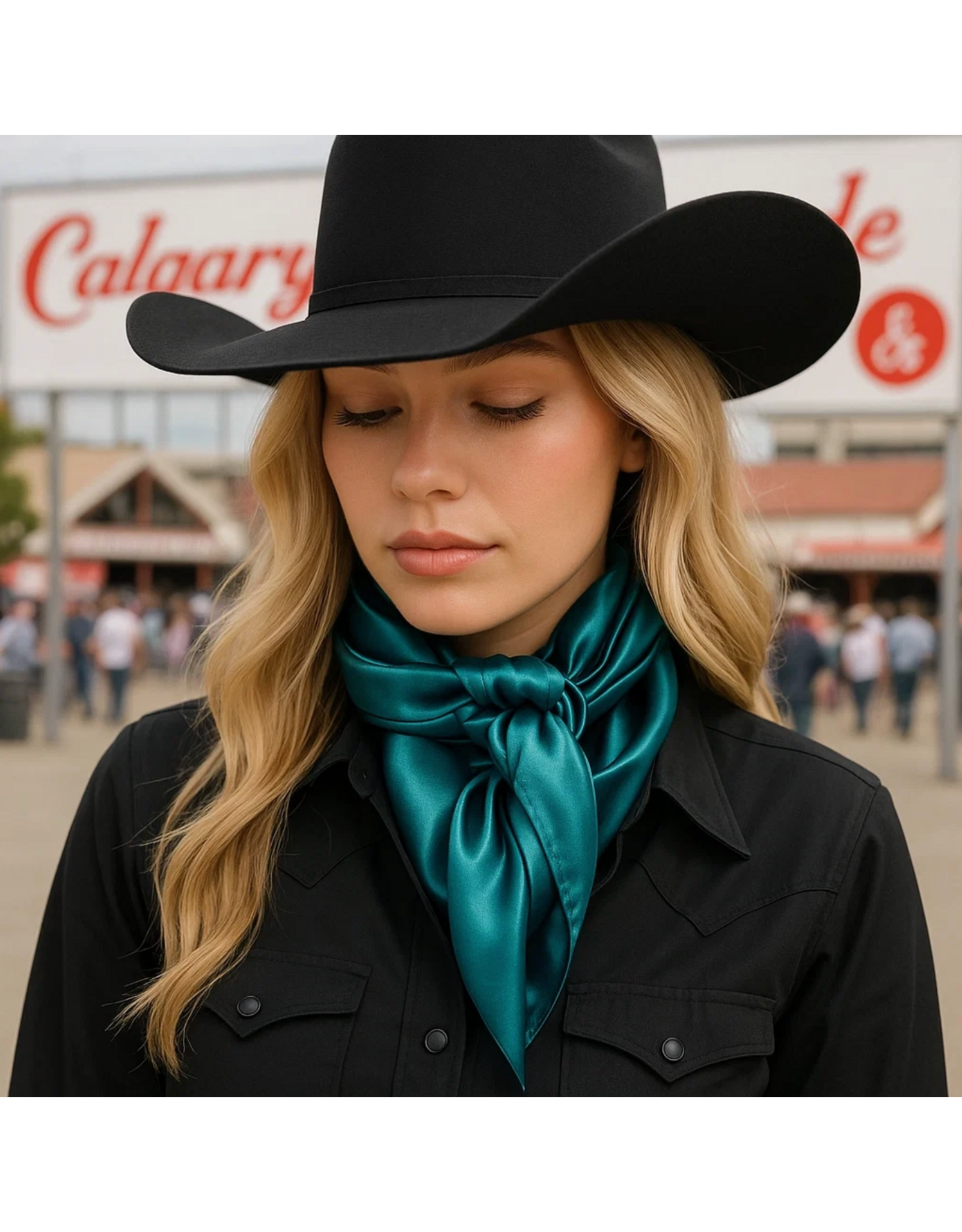 RODEO DRIVE WILD RAG SILK SOLID COLORS