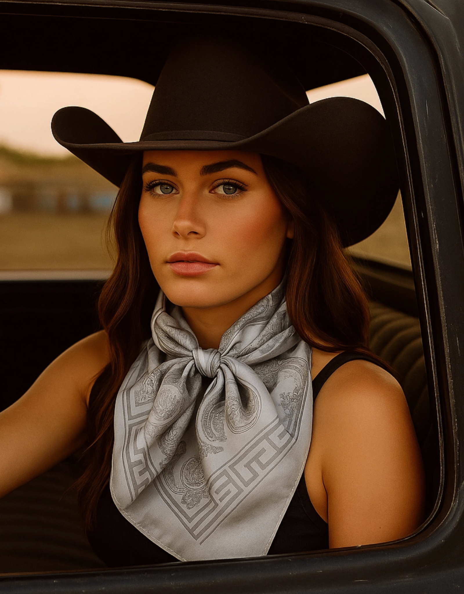 RODEO DRIVE WILD RAG SILK TOOLED