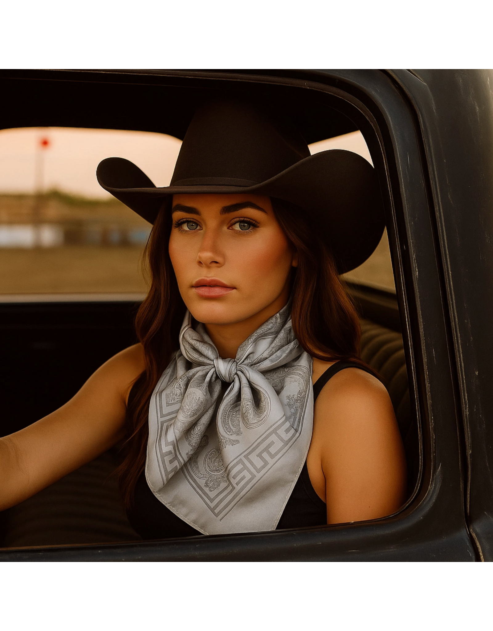 RODEO DRIVE WILD RAG SILK TOOLED