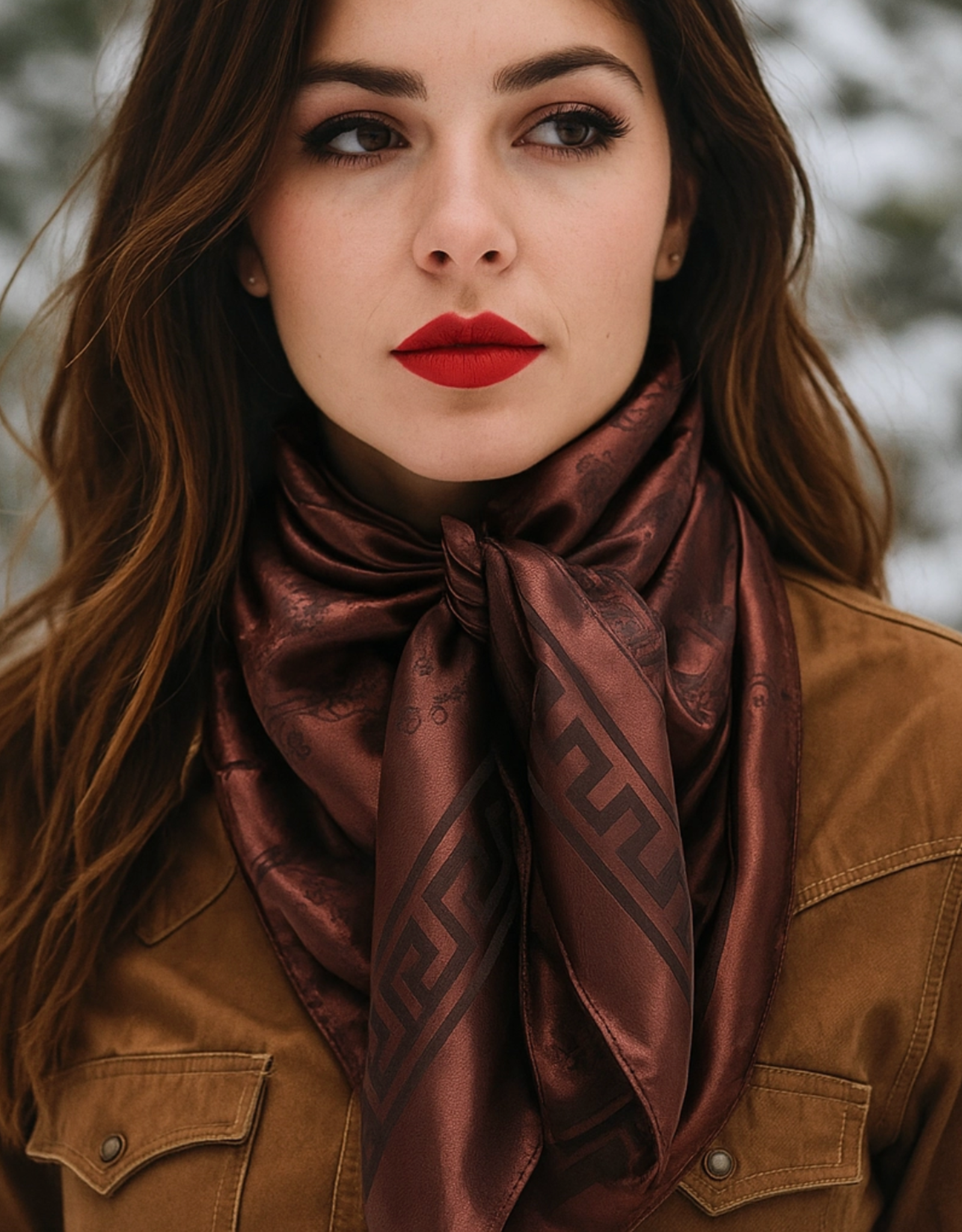 RODEO DRIVE WILD RAG SILK TOOLED