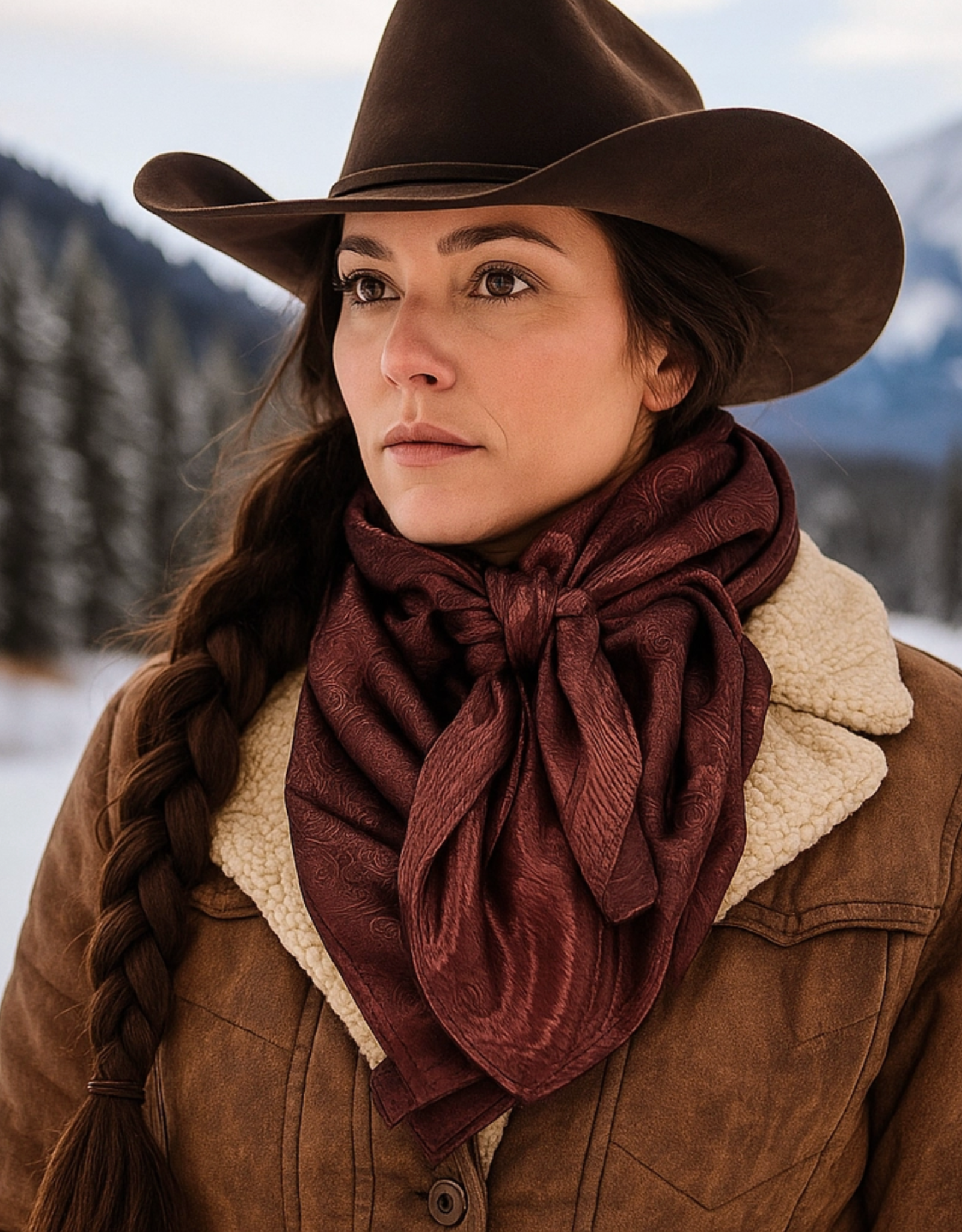 RODEO DRIVE WILD RAG SILK TOOLED