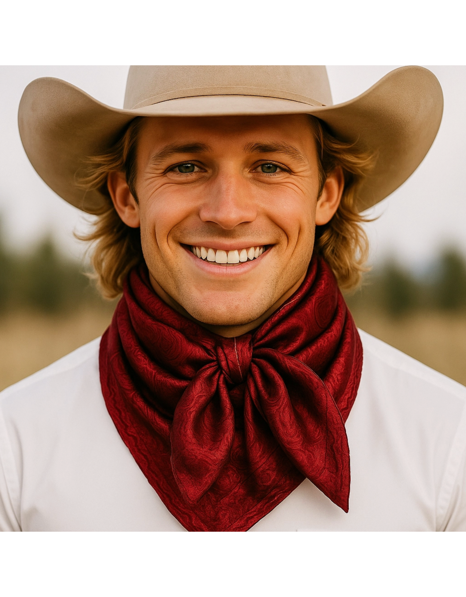 RODEO DRIVE WILD RAG SILK TOOLED