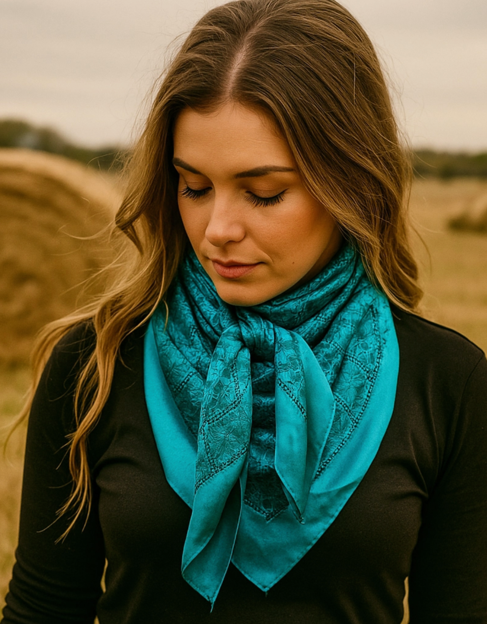 RODEO DRIVE WILD RAG SILK TOOLED