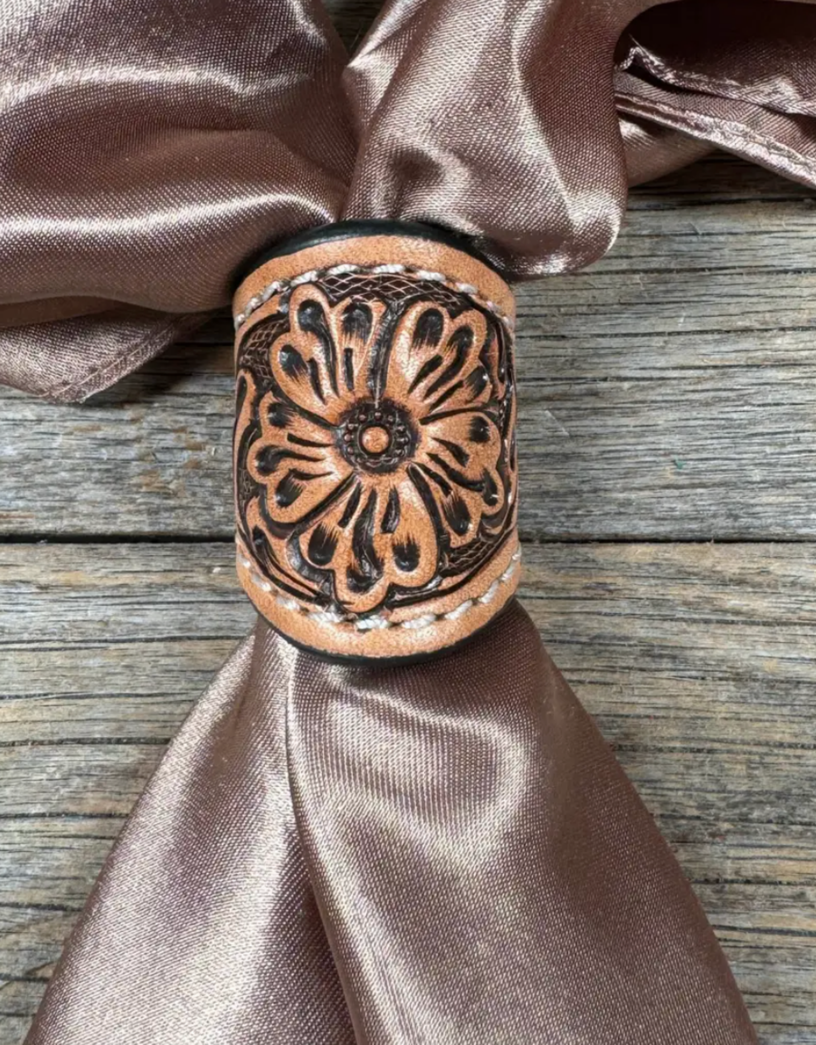 RODEO DRIVE WILD RAG SLIDES LEATHER