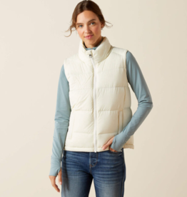 ARIAT VEST WMS DOWN STAR WHITE