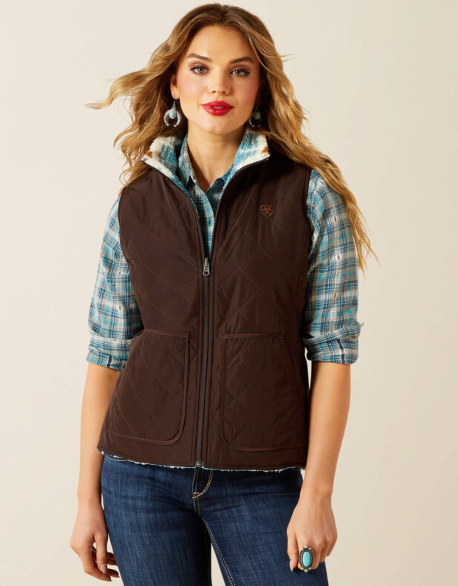ARIAT VEST WMS DILON 2.0 MOLE REVERSIBLE