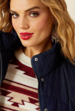 ARIAT VEST WMS DENIM WESTERN SWIRLS