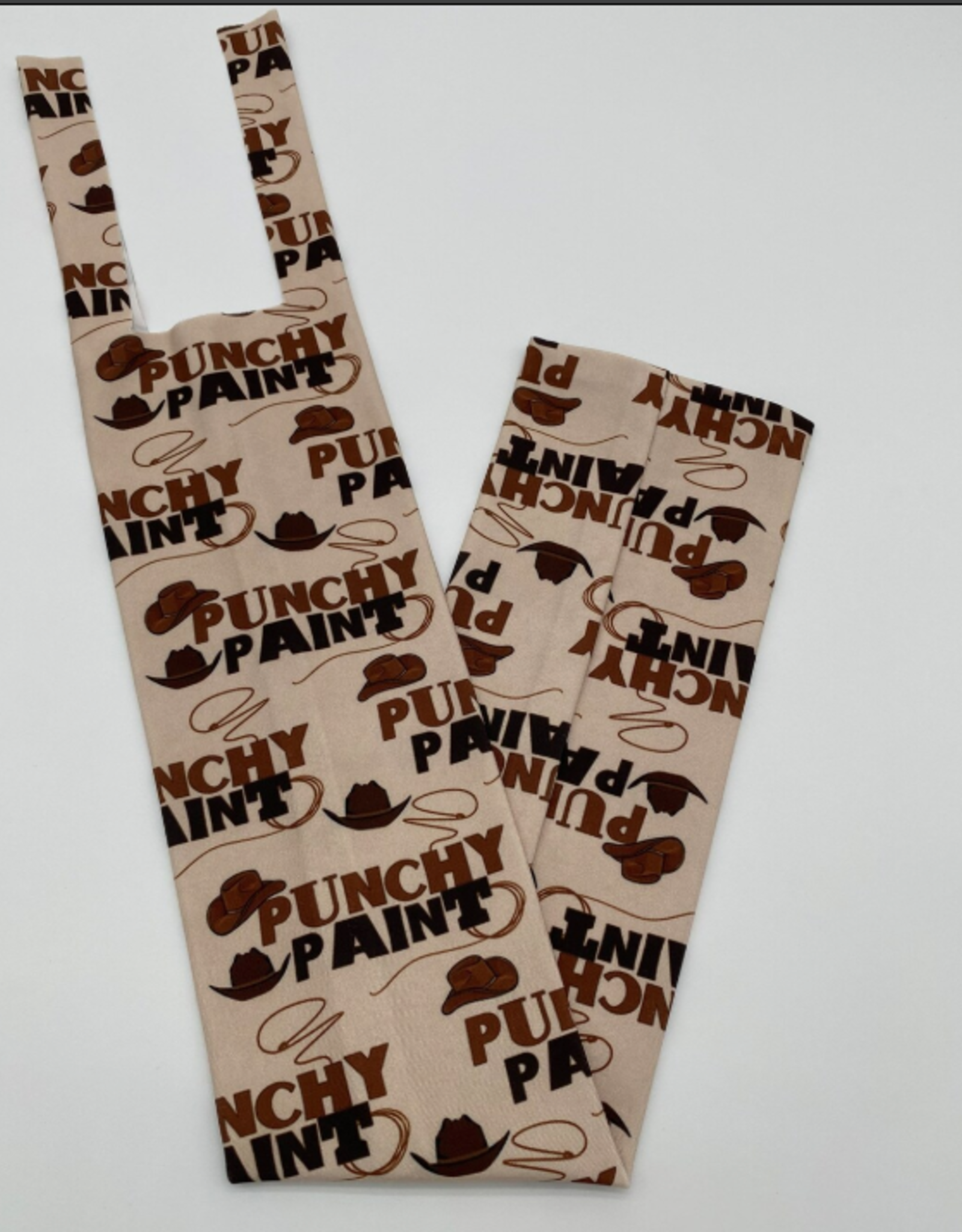 TAIL BAG SPANDEX TAN PUNCHY PAINT