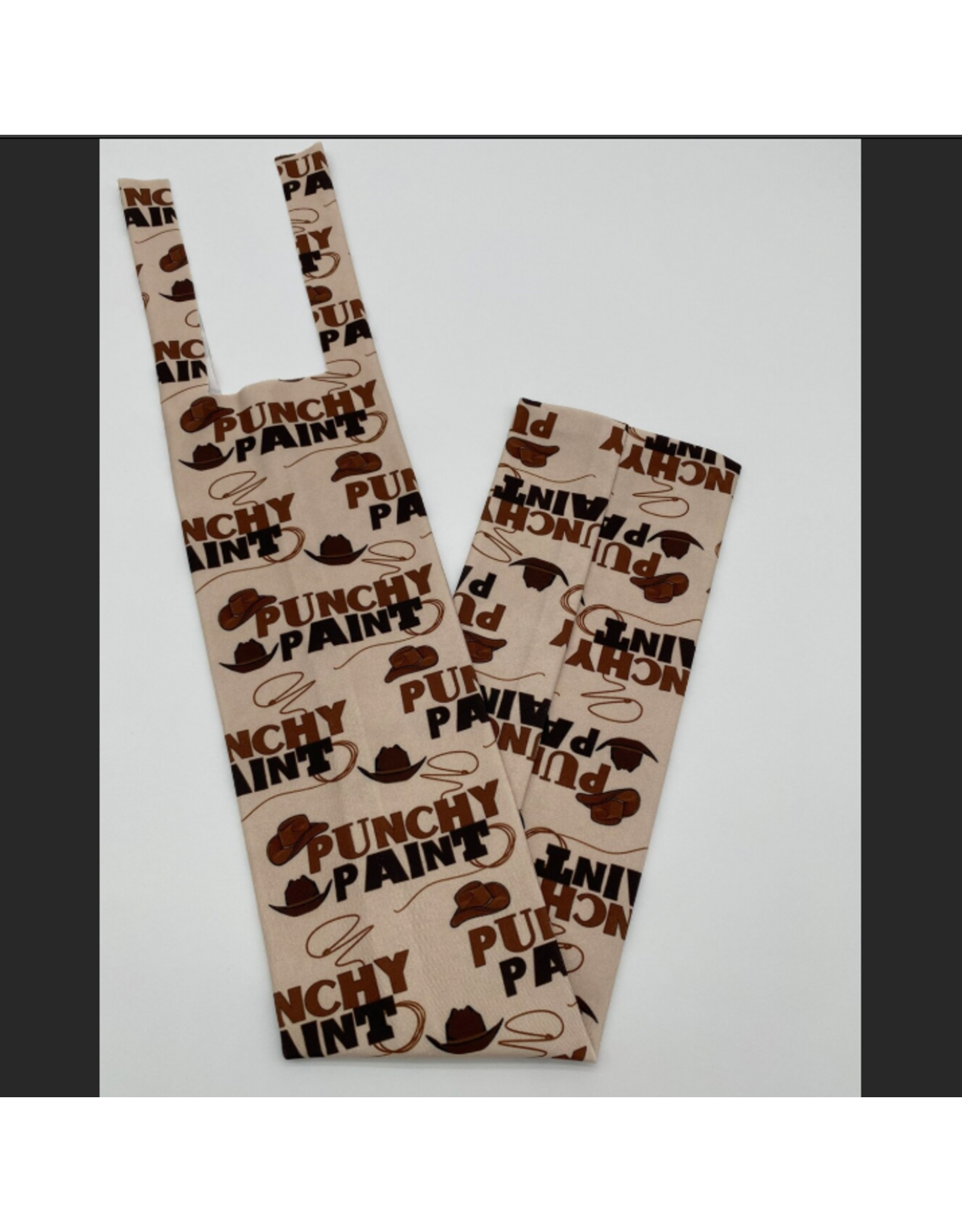 TAIL BAG SPANDEX TAN PUNCHY PAINT