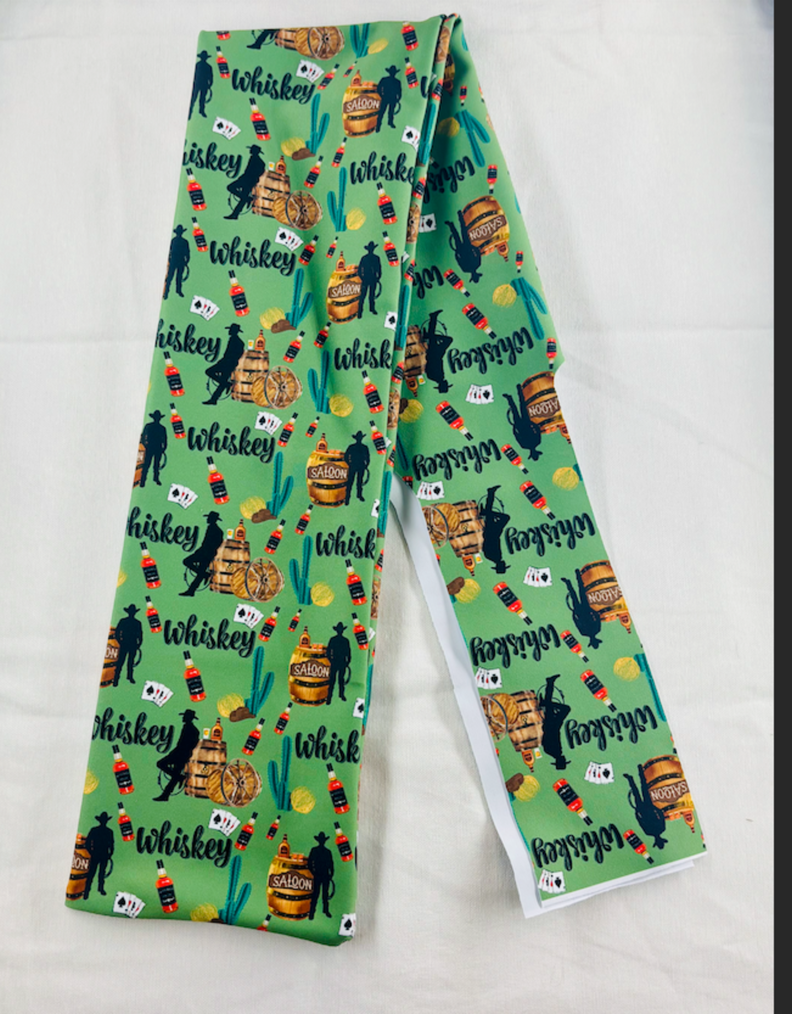 TAIL BAG SPANDEX GREEN WHISKEY