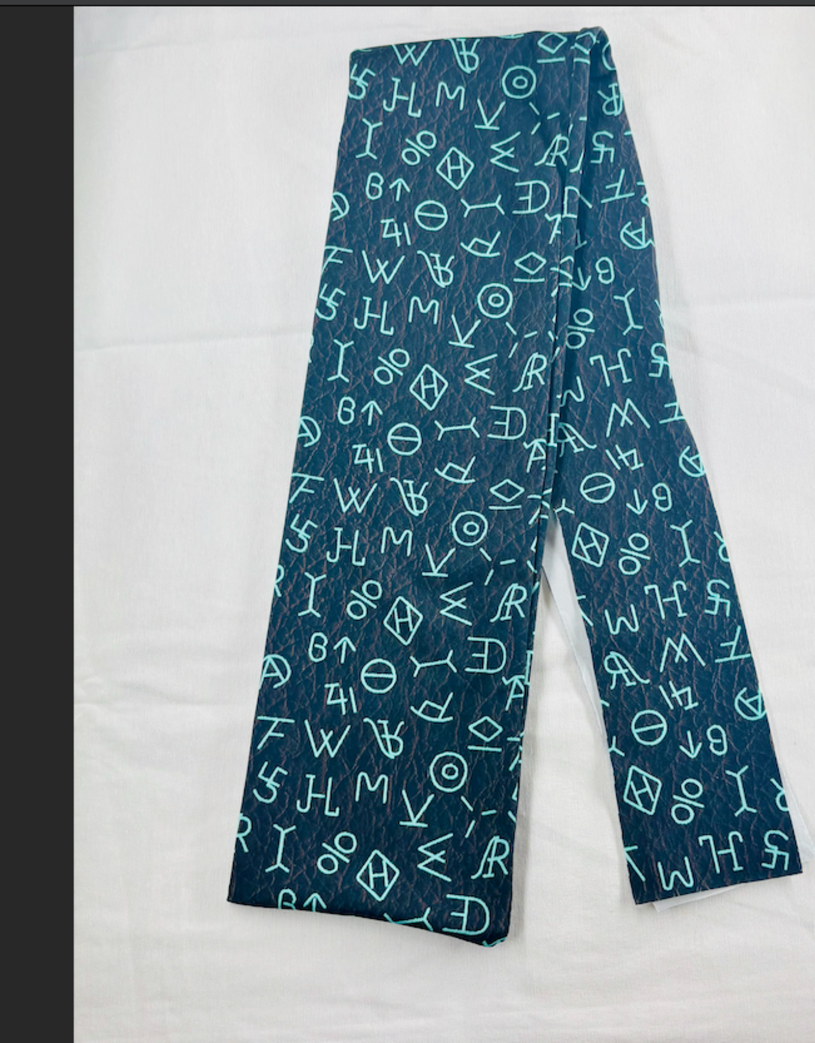 TAIL BAG SPANDEX BROWN / TEAL  WESTERN BRANDS