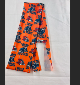 TAIL BAG SPANDEX ORANGE SEMI TRUCKS I DROP BIG LOADS