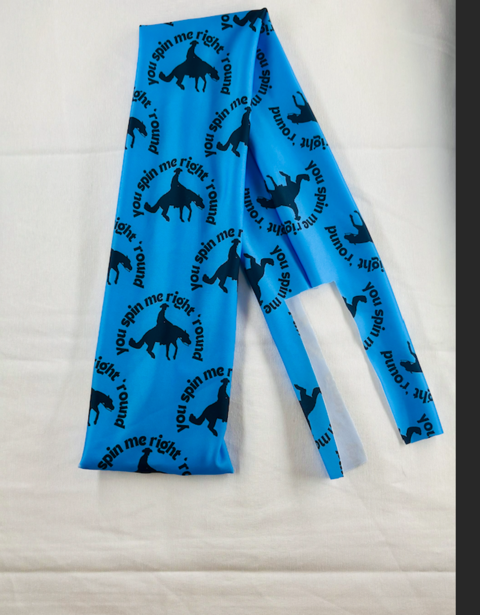 TAIL BAG SPANDEX BLUE YOU SPIN ME RIGHT 'ROUND