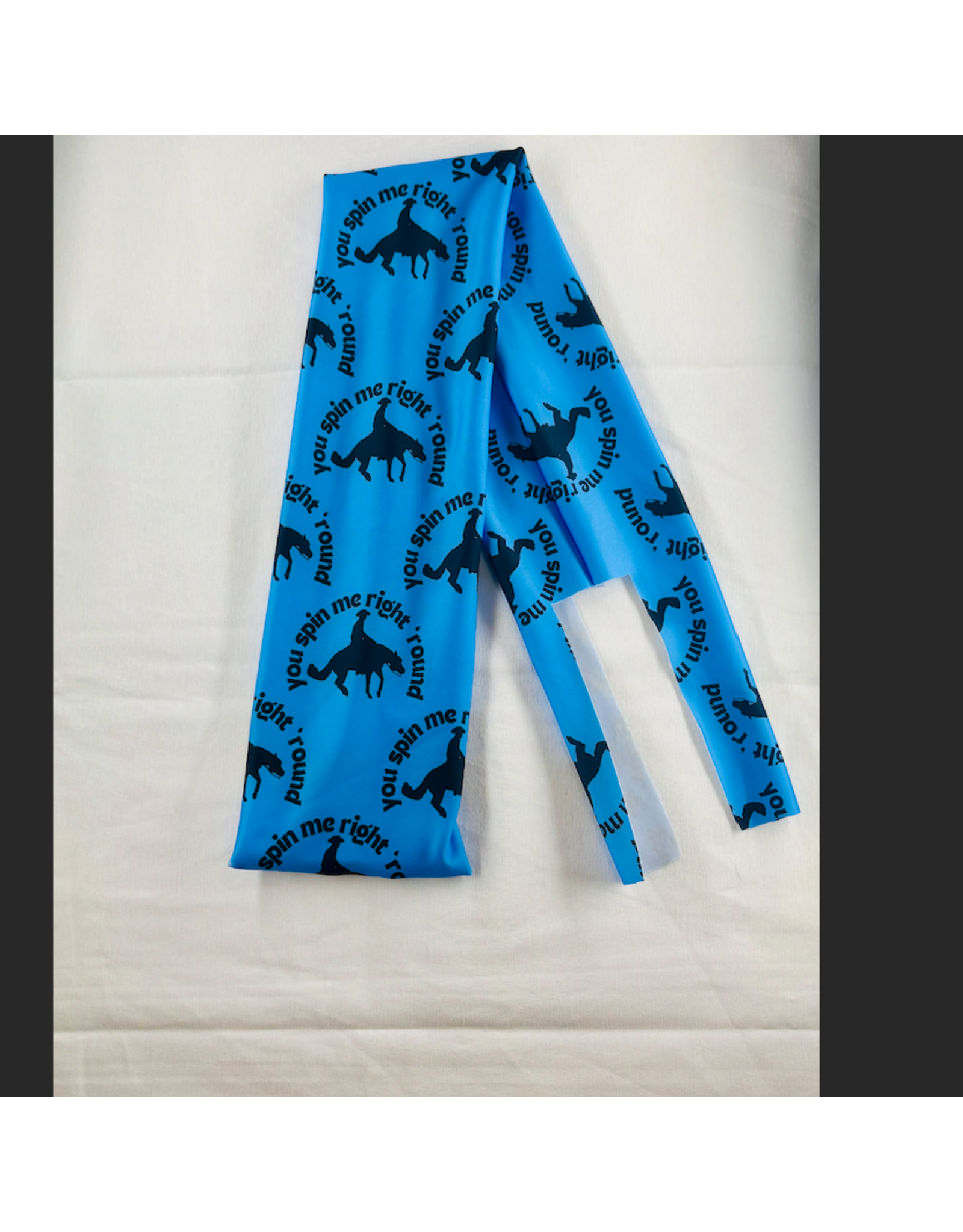 TAIL BAG SPANDEX BLUE YOU SPIN ME RIGHT 'ROUND