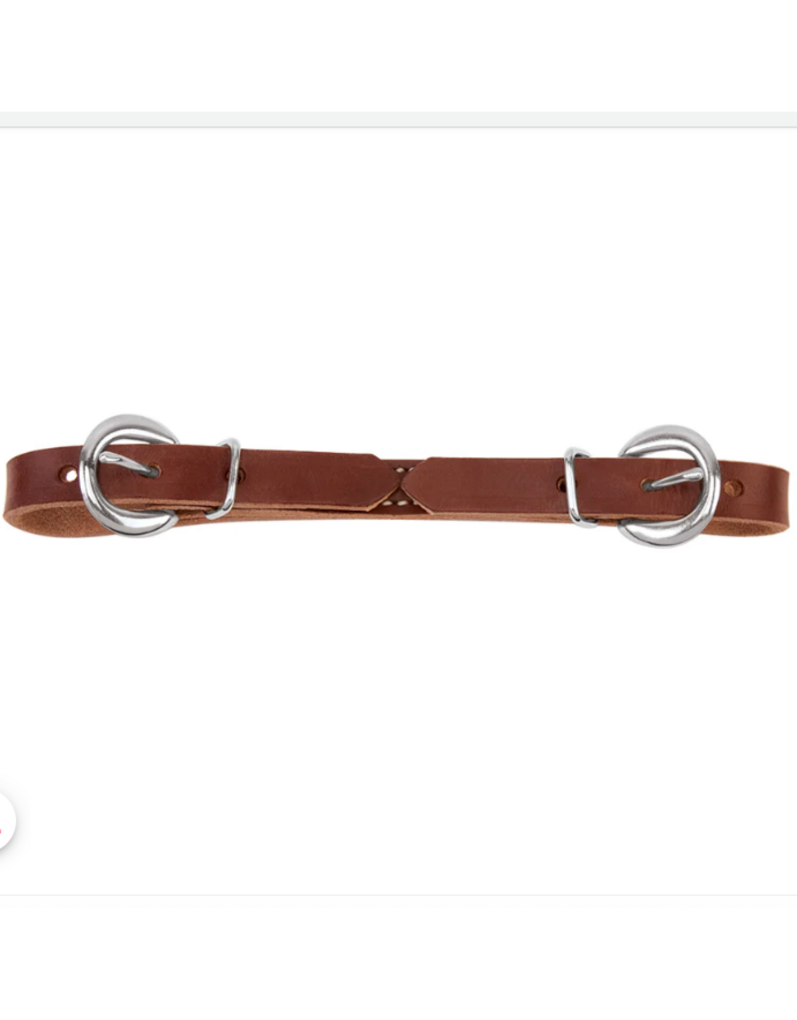 CURB STRAP FLAT LEATHER SUNSET