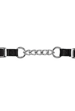 CURB STRAP HEAVY DUTY NYLON SINGLE CHAIN LINK 4 1/2" BLACK