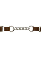 CURB STRAP HEAVY DUTY NYLON SINGLE CHAIN LINK 4 1/2" BROWN