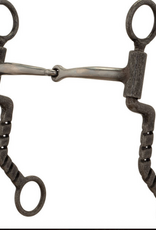 BIT SNAFFLE BUFFED BLACK SWEET IRON 5"