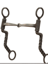 BIT SNAFFLE BUFFED BLACK SWEET IRON 5"