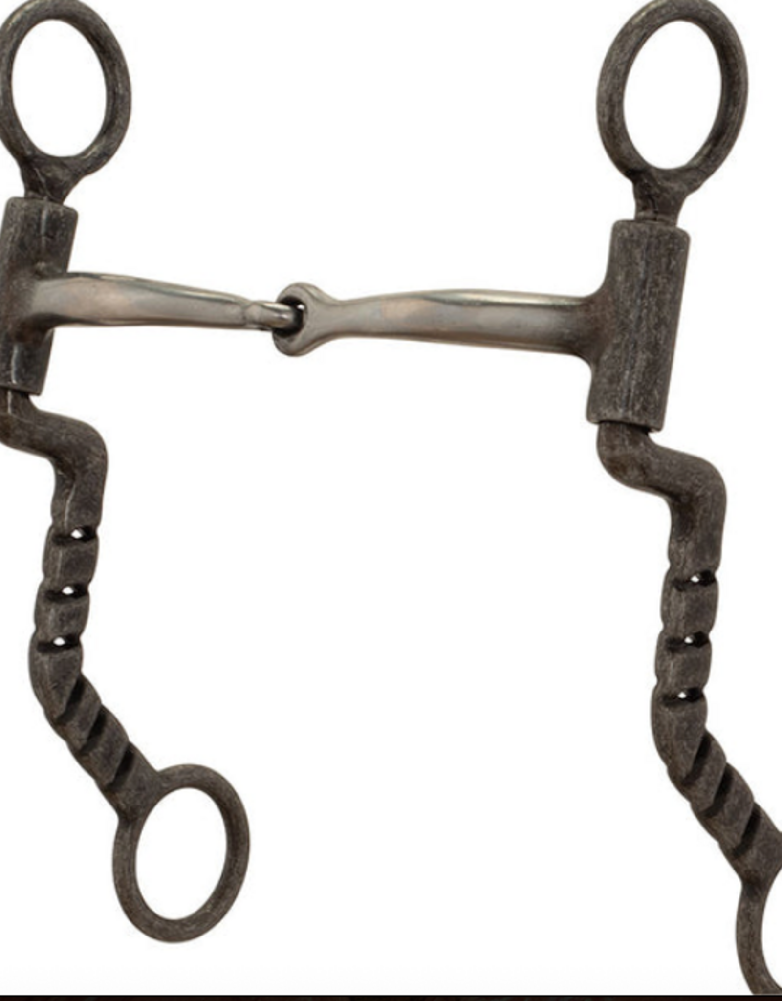 BIT SNAFFLE BUFFED BLACK SWEET IRON 5"